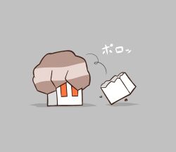  breaking commentary_request flat_color full_body grey_background highres nacli no_humans pokemon pokemon_(creature) pokemon_focus rectangular_eyes redny simple_background solo translation_request 