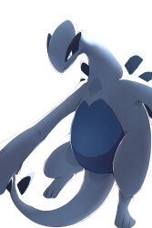  black_eyes closed_mouth commentary_request highres looking_down lugia no_humans pokemon pokemon_(creature) pokemon_focus rumine_(yoshi1234567) simple_background solo white_background 