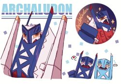  alternate_color archaludon assault_vest_(pokemon) badfish08 blush brown_eyes character_name closed_eyes closed_mouth clothed_pokemon colored_sclera colored_teeth flying_sweatdrops heart lower_teeth_only no_humans open_mouth pokemon pokemon_(creature) pokemon_focus red_teeth red_vest sharp_teeth shiny_and_normal shiny_pokemon sparkle speech_bubble spoken_heart teeth vest yellow_sclera 