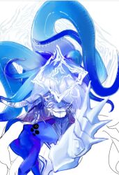  arknights cataclysmicwrath herald_of_we_many highres monster_girl non-web_source redesign seaborn_(arknights) tagme tentacle_hair tentacles unfinished white_hair 