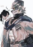 abs furry furry_male game_charachter highres ohayashi55 q&#039;ursha_(housamo) tokyo_afterschool_summoners twitter 