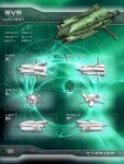  3d aqua_theme battlecruiser_(eve_online) carrier commentary concept_art copyright_name eve_online from_above from_behind from_below from_side gallente_federation_(eve_online) highres logo military military_vehicle no_humans original radio_antenna science_fiction spacecraft thrusters vehicle_focus 
