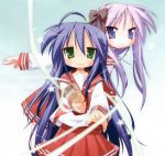  hiiragi_kagami izumi_konata lucky_star seifuku yoshimizu_kagami 