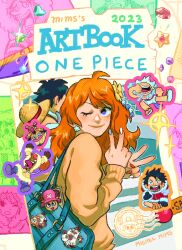  1girl 2023 3boys absurdres bag black_hair blush character_charm charm_(object) closed_mouth coat copyright_name double_v earrings english_commentary flower from_side fur-trimmed_coat fur_trim gear_fifth gem glint going_merry hair_flower hair_ornament hat highres jewelry long_hair long_sleeves looking_at_viewer mimscosara monkey_d._luffy multicolored_nails multiple_boys nami_(one_piece) one_eye_closed one_piece open_mouth orange_hair profile red_coat reindeer_boy school_uniform shoulder_bag smile sparkle straw_hat sweater thousand_sunny tony_tony_chopper translation_request unworn_hat unworn_headwear upper_body usopp v white_hair yellow_coat yellow_flower 