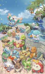  apple beach bird bulbasaur cat charmander chespin chikorita chimchar crying cyndaquil eating eevee fang fennekin flying food fountain fox froakie fruit fuecoco grookey hashtag-only_commentary litten monkey mudkip no_humans nullma open_mouth oshawott outdoors owl palm_tree pikachu piplup pokemon pokemon_(creature) pokemon_focus popplio quaxly rabbit rowlet sand scorbunny shell smile snivy sobble sprigatito squirtle standing tears tepig torchic totodile tree treecko turtle turtwig water wings 