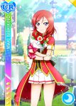 character_name dress love_live!_school_idol_festival love_live!_school_idol_project nishikino_maki redhead short_hair smile violet_eyes