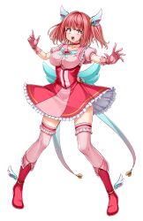  1girl :o blush boots bow breasts calpish chest_jewel choker constricted_pupils dress frilled_dress frills full_body game_cg gloves hair_ornament heart jewelry large_breasts large_variant_set looking_at_viewer magical_girl magisphere_berry mahou_reiki_magisphere mana_(magisphere) medium_hair non-web_source official_art open_mouth pink_choker pink_dress pink_eyes pink_gloves pink_hair pink_thighhighs puffy_sleeves sailor_collar self-datamine short_sleeves solo standing surprised tachi-e thigh-highs transparent_background twintails two_side_up variant_set wide-eyed wing_hair_ornament wings 