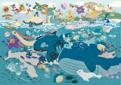  absurdres alolan_raichu azumarill barboach bellsprout bergmite bidoof blue_sky charizard chimecho chinchou clobbopus closed_eyes closed_mouth clouds coin commentary_request cramorant dated day dedenne dewgong ditto dragonite farfetch'd finizen floating flygon flying food foongus frigibax froakie gengar gholdengo gold_coin gorebyss grass grin gulpin hawlucha head_wings highres hisuian_qwilfish holding holding_food holding_spring_onion holding_vegetable hoopa hoopa_(confined) jigglypuff krabby lapras ledyba lickitung lugia luvdisc magnemite magnet manaphy mantine marill mega_dragonite mega_pokemon meowth mew_(pokemon) milotic mimikyu mudkip munchlax no_humans omanyte one-eyed open_mouth oshawott outdoors pikachu piplup pokemon pokemon_(creature) pokemon_day pokemon_focus poliwhirl popplio porygon-z psyduck quaxly relicanth remoraid riolu rotom rotom_(normal) rowlet shellder shroomish sky slowpoke smile snorlax sobble solrock spheal spring_onion squirtle starmie surfboard surfing surfing_pikachu swimming tatsugiri tatsugiri_(droopy) teeth tongue tongue_out too_many_watermarks totodile trapinch twitter_username tynamo underwater unown unown_a unown_d unown_e unown_k unown_m unown_n unown_o unown_p unown_y unownglyphics vegetable venomoth wailmer wailord water watermark wings wooper zozozoshion 