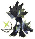  absurdres animal_focus full_body highres looking_at_viewer luxray no_humans ou331 pokemon pokemon_(creature) simple_background solo white_background yellow_eyes 