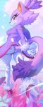  1girl alternate_colored_grass artist_name blaze_the_cat facing_another flower furry furry_female gloves high_heels highres inuki_(aruurara) jacket looking_at_viewer looking_back outdoors pants purple_jacket solo sonic_(series) watermark white_flower white_gloves white_pants 