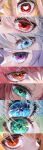  6+girls absurdres black_sclera blonde_hair blue_eyes blue_hair cirno close-up colored_sclera commentary_request daiyousei embodiment_of_scarlet_devil flandre_scarlet green_eyes green_hair grey_hair highres hong_meiling izayoi_sakuya koakuma looking_at_viewer multiple_girls patchouli_knowledge purple_hair red_eyes redhead remilia_scarlet rumia slit_pupils touhou tsune_(tune) violet_eyes 