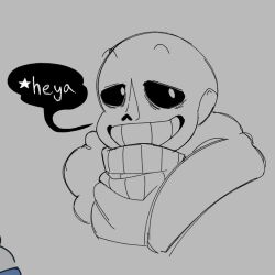  1:1 1boy 2023 2d commentary cropped_shoulders digital_media english_commentary grey_background hollow_eyes hood hood_down hooded_jacket humanoid jacket long_sleeves male male_focus male_only monochrome monster monster_boy onerudegentlman open_clothes open_jacket sans_(undertale) simple_background skeleton solo sweater teeth undead undertale utdr_(toby_fox) 