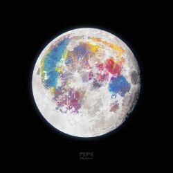  artemis_program artist_name black_background commentary english_commentary full_moon highres moon no_humans original pepedraws sky sky_focus space 
