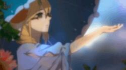  animal_ears animated animated_gif arpiel blonde_hair braid cecil_(arpiel) glasses green_eyes horns non-web_source official_art sheep_ears sheep_girl sheep_horns single_braid 