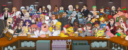  6+boys a_song_of_ice_and_fire absolutely_everyone absurdres alcohol alien american_dad! aqua_(konosuba) archer_(series) assassin's_creed_(series) bar_(place) barney_gumble bean_(disenchantment) beer bender_bending_rodriguez billy_bones black_lagoon bleach bocchi_the_rock! bojack_horseman bojack_horseman_(series) brian_griffin brown_hair cana_alberona captain_k'nuckles ceiling_light chris-thekid clay_puppington colored_skin conker conker's_bad_fur_day cup demoman_(tf2) disenchantment dog drunk everyone fairy_tail family_guy furry futurama game_of_thrones gintama glasses gloria_(pokemon) gravity_falls hank_hill heiter highres hiroi_kikuri holding holding_cup homer_simpson horse_boy ibuki_suika iron_man jiraiya_(naruto) juice katsuragi_misato king_of_the_hill kobayashi-san_chi_no_maidragon kobayashi_(maidragon) kono_subarashii_sekai_ni_shukufuku_wo! kyouraku_shunsui luci_(disenchantment) mabel_pines marvel matsumoto_rangiku meiko_(vocaloid) milkshake moral_orel multiple_boys naruto_(series) neon_genesis_evangelion non-web_source one_piece orange_juice patrick_star peter_griffin pokemon pokemon_sword_and_shield punch-out!! puss_in_boots_(shrek) qrow_branwen randy_marsh revy_(black_lagoon) rick_and_morty rick_sanchez robot roger_smith roronoa_zoro rwby sakata_gintoki shrek_(series) soda_popinski sousou_no_frieren south_park spongebob_squarepants spongebob_squarepants_(series) squirrel sterling_archer team_fortress_2 the_marvelous_misadventures_of_flapjack the_simpsons tony_stark touhou trait_connection treasure_island tsunade_(naruto) tyrion_lannister vocaloid yellow_skin 