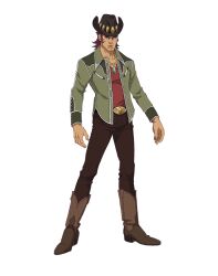 1boy antonio_lopez artist_request black_hat boots brown_boots brown_hair brown_pants closed_mouth commentary_request cowboy_hat full_body green_jacket hat jacket jewelry long_sleeves male_focus necklace official_art open_clothes open_jacket pants red_shirt second-party_source shirt short_hair solo standing tachi-e tiger_&amp;_bunny transparent_background 