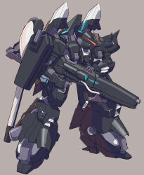  absurdres advance_of_zeta beam_cannon beam_rifle color_variation commentary_request energy_gun fusion gundam highres hizack hizack_custom hizumi_ms mecha mecha_focus mobile_suit no_humans original redesign robot science_fiction titans_(gundam) tr-6_woundwort v-fin weapon zeta_gundam 