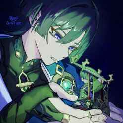  2boys aqua_gem armor artist_name black_background black_bodysuit black_bridal_gauntlets black_hair black_kimono black_sleeves blue_cape blunt_ends bodysuit bridal_gauntlets cape covered_collarbone dual_persona eyeliner fingernails gem genshin_impact gold gold_ring grey_veil hair_between_eyes hair_intakes japanese_armor japanese_clothes jewelry kimono kote kurokote looking_at_another makeup mandarin_collar middle_ring mini_person miniboy multiple_boys neck_ring nonoji_(nonoji_ekaki) open_hand open_mouth purple_rope red_eyeliner rope scaramouche_(genshin_impact) see-through_clothes see-through_veil shimenawa shoulder_peek side_cape tsurime veil violet_eyes vision_(genshin_impact) wanderer_(genshin_impact) white_kimono white_mouth white_rope 