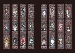  absurdres abyssal_ship admiral_(kancolle) akagi_(kancolle) akashi_(kancolle) akitsu_maru_(kancolle) akitsu_maru_kai_(kancolle) atago_(kancolle) ayanami_(kancolle) ayanami_kai_ni_(kancolle) back-to-back bismarck_(kancolle) boushi-ya cannon card card_(medium) checkered_background commentary_request compass_rose death_(tarot) error_musume flight_deck full_body girl_holding_a_cat_(kancolle) highres i-168_(kancolle) ikazuchi_(kancolle) inazuma_(kancolle) justice_(tarot) kaga_(kancolle) kantai_collection kashima_(kancolle) kikumon kiso_(kancolle) kongou_(kancolle) lantern long_hair mutsuki_(kancolle) mutsuki_kai_ni_(kancolle) nagato_(kancolle) re-class_battleship repair_bucket rigging roman_numeral ryuujou_(kancolle) school_uniform serafuku short_hair strength_(tarot) tarot tarot_(medium) tarot_card temperance_(tarot) the_chariot_(tarot) the_devil_(tarot) the_emperor_(tarot) the_empress_(tarot) the_fool_(tarot) the_hanged_man_(tarot) the_hermit_(tarot) the_hierophant_(tarot) the_high_priestess_(tarot) the_lovers_(tarot) the_magician_(tarot) the_moon_(tarot) the_star_(tarot) the_sun_(tarot) the_world_(tarot) wheel_of_fortune_(tarot) wo-class_aircraft_carrier yamashiro_(kancolle) yamato_(kancolle) yukikaze_(kancolle) yuudachi_(kancolle) yuudachi_kai_ni_(kancolle) 