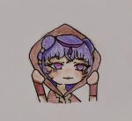 capelet detached_collar drawing fire fire_emblem fire_emblem:_the_sacred_stones fire_emblem_heroes hood hood_up hooded_capelet myrrh_(fire_emblem) purple_hair twintails violet_eyes 