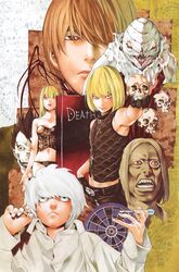  amane_misa death_note mello near obata_takeshi yagami_light 