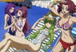  bikini c.c. code_geass cornelia_li_britannia euphemia_li_britannia kallen_stadtfeld sakou_yukie screening swimsuit 