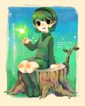 fairy fuwata green_hair hairband nintendo ocarina_of_time pointy_ears saria short_hair smile the_legend_of_zelda 