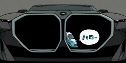  blue_car bmw bmw_isetta car commentary_request grey_background grey_car kayatsu_urotoma motor_vehicle no_humans original simple_background translation_request vehicle_focus vehicle_request 