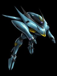  1other commentary_request cyclops gundam gundam_zz highres keng666 looking_to_the_side mecha mecha_focus mechanical_cyclops_eye mechanical_eyes mobile_suit no_humans one-eyed prototype_qubeley qubeley ring_of_gundam robot science_fiction simple_background v-fin 