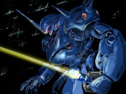  1other cyclops danshaku_imo energy_sword gundam gundam_0080 holding holding_sword holding_weapon kampfer_(mobile_suit) looking_to_the_side mecha mecha_focus mechanical_cyclops_eye mechanical_eyes mobile_suit no_humans one-eyed robot science_fiction sword weapon 