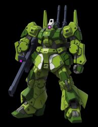  1other commentary_request cyclops gun gundam highres holding holding_gun holding_weapon keng666 looking_to_the_side mecha mecha_focus mechanical_cyclops_eye mechanical_eyes mobile_suit mobile_suit_gundam one-eyed redesign rick_dias ring_of_gundam robot science_fiction standing weapon zeon zeta_gundam 