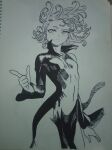  1girl absurdres highres non-web_source self-upload short_hair tatsumaki 