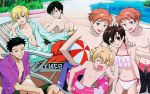  fujioka_haruhi haninozuka_mitsukuni hitachiin_hikaru hitachiin_kaoru morinozuka_takashi ootori_kyouya ouran_high_school_host_club suou_tamaki 