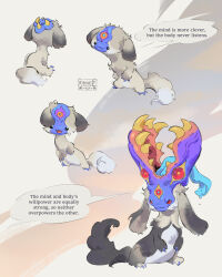  :3 absurdres blue_pupils blue_skin brown_fur colored_sclera colored_skin colored_teeth colored_tongue creature creature_focus extra_eyes extra_mouth floppy_ears fluffy fluffy_tail gums highres kipine long_tongue misplaced_mouth monster monster_focus no_humans no_nose original purple_claws purple_sclera purple_skin red_eyes sharp_teeth teeth tongue yellow_eyes yellow_pupils yellow_sclera yellow_teeth 