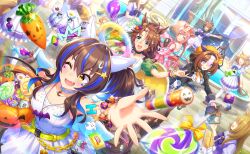  6+girls @_@ ^^^ agnes_digital_(fanatic_jiangshi)_(umamusume) agnes_digital_(umamusume) ahoge angel angel_wings animal_ear_piercing animal_ears anklet artist_request ascot back_bow bare_shoulders bat_(animal) belt belt_buckle black_cape black_shoes blue_bow blue_bowtie blue_choker blue_eyes blue_hair blue_shirt blue_wings bow bowtie bracelet braid brooch brown_hair bucket buckle bug bun_cover candy cape carrot chain chain_necklace charm_bracelet chocolate choker clothes_writing clothing_cutout collarbone crescent_choker daitaku_helios_(sunlit_angel)_(umamusume) daitaku_helios_(umamusume) day dot_nose double_bun dress drooling dutch_angle ear_covers eyelashes faceless faceless_female fake_halo fake_wings fang flying_sweatdrops food fountain frilled_footwear frilled_skirt frilled_sleeves frills fur_halo game_asset ghost giving glint gold_chain green_belt green_sleeves grey_pantyhose hair_between_eyes hair_bun hair_ornament hairclip halloween_bucket halloween_costume halo happy hat high-waist_skirt high_ponytail holding holding_bucket horse_ears horse_girl horse_tail horseshoe_ornament jack-o'-lantern jewelry jiangshi_costume juliet_sleeves lantern light_blush light_particles lollipop long_dress long_hair long_sleeves looking_at_another looking_at_viewer looking_to_the_side loose_hair_strand low_twin_braids meisho_doto_(dot-o'-lantern)_(umamusume) meisho_doto_(umamusume) mejiro_palmer_(umamusume) messy_hair multicolored_hair multiple_bracelets multiple_girls multiple_piercings necklace nervous nervous_smile official_alternate_costume official_art ofuda ofuda_on_head one_eye_closed open_mouth orange_hat outdoors outstretched_arms pantyhose pendant pink_dress pink_hair pleated_dress pleated_skirt pom_pom_(clothes) pom_pom_hair_ornament ponytail poster_(object) print_dress puffy_long_sleeves puffy_short_sleeves puffy_sleeves pumpkin_hat qingdai_guanmao red_hat school school_uniform shinko_windy_(umamusume) shirt shoes short_dress short_hair short_ponytail short_sleeves shoulder_cutout side_ponytail sidelocks skin_fang skirt sleeve_cuffs sleeveless sleeveless_dress smile sparkle spider square_neckline star_(symbol) star_hair_ornament star_print star_sticker sticker sticker_on_face summer_uniform sweatdrop swirl_lollipop tail third-party_source throwing torn_clothes torn_pantyhose tracen_school_uniform twin_braids two-tone_hair two-tone_shirt umamusume very_long_hair violet_eyes wavy_hair white_ascot white_dress white_halo white_shirt white_skirt wings witch yellow_eyes yellow_halo yellow_wings 