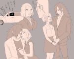 1girl 2boys car couple female haruno_sakura male naruto naruto_series naruto_shippuden uchiha_madara