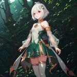  ai-generated elf forest kokkoro_(princess_connect!) nature non-web_source pointy_ears princess_connect! white_hair 