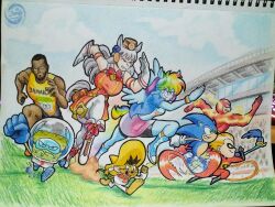  bad_source breasts disney gold_ship_(umamusume) highres janusjan long_hair looney_tunes multicolored_hair my_little_pony non-web_source sonic_(series) source_request spongebob_squarepants_(series) umamusume warner_bros. white_hair 