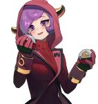  1girl blush breasts courtney_(pokemon) highres holding holding_poke_ball medium_breasts open_mouth pikachu poke_ball pokemon pokemon_(creature) purple_hair red_sweater ribbed_sweater short_hair smile solo some1else45 sweater upper_body violet_eyes 