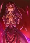  1girl absurdres blush closed_eyes cross crying hands_together highres long_hair praying priest priest_(ragnarok_online) purple_hair ragnarok_online signature solo tears xration 