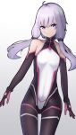  absurdres bare_shoulders black_hairband bodysuit gloves hairband highres looking_at_viewer nise_no_tsubo pink_gloves purple_hair science_fiction skin_tight twintails violet_eyes voiceroid yuzuki_yukari 