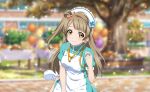 blush brown_eyes brown_hair dress long_hair love_live!_school_idol_festival_2 love_live!_school_idol_project minami_kotori smile