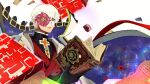  101sh965 1boy aqua_eyes asuka_r._kreutz black_gloves book closed_mouth cube eyepatch gloves grimoire guilty_gear guilty_gear_strive holding holding_book long_sleeves looking_at_viewer male_focus open_book short_hair upper_body white_background white_hair 