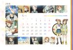  calendar futami_ami futami_mami the_idolm@ster xenoglossia 