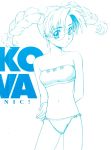  bikini full_metal_panic! glasses monochrome swimsuit tokiwa_kyouko 