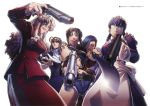   balalaika black_lagoon blades breasts eda evil_smile gun knife rei_hiroe revy roberta shenhua weapon  