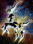 alien_x_(ben_10) arceus ben_10 cartoon_network crossover fusion nintendo pokemon space
