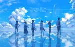  blue_sky clouds cloudy_sky cr-s01 gabriel_cunningham group_picture hank_freebird hospital_rokunin_no_ishi japanese_clothes kimono lab_coat listovite maria_torres mira_kimishima multiple_boys multiple_girls sky standing tomoe_tachibana 