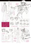  character_design code_geass kimura_takahiro lelouch_lamperouge male monochrome sketch 