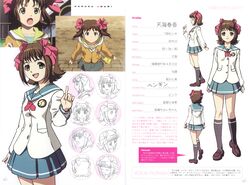  amami_haruka profile_page seifuku takeuchi_hiroshi the_idolm@ster xenoglossia 